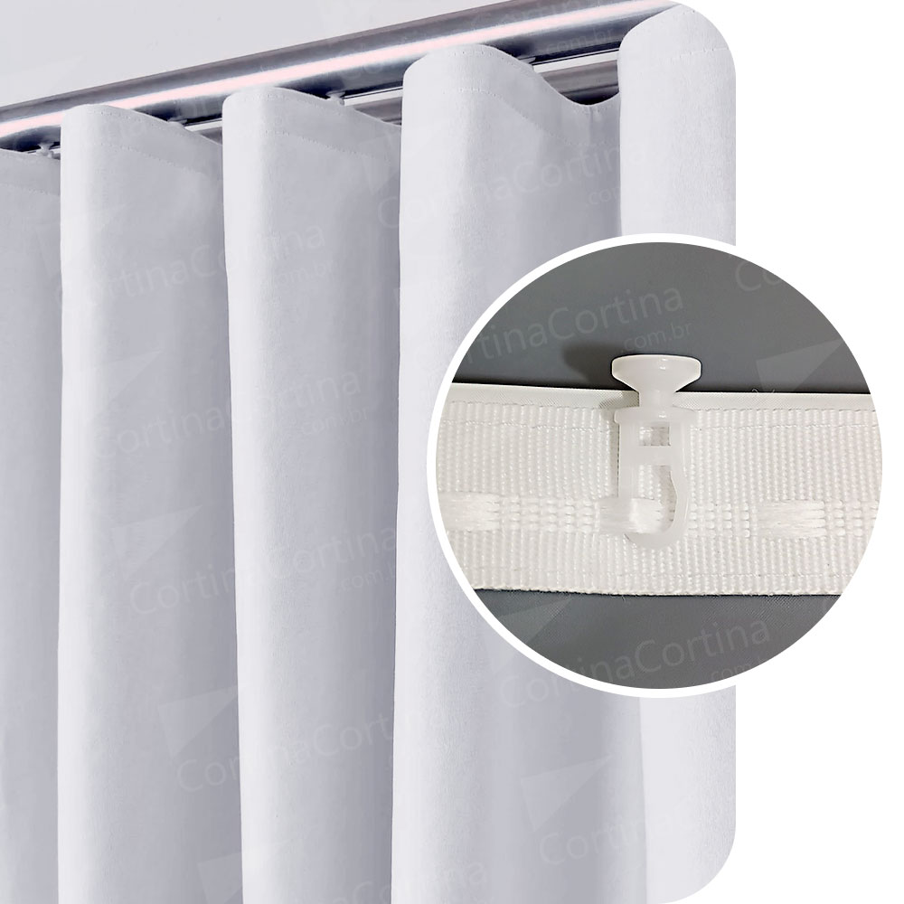 sistema de trilho para cortinas