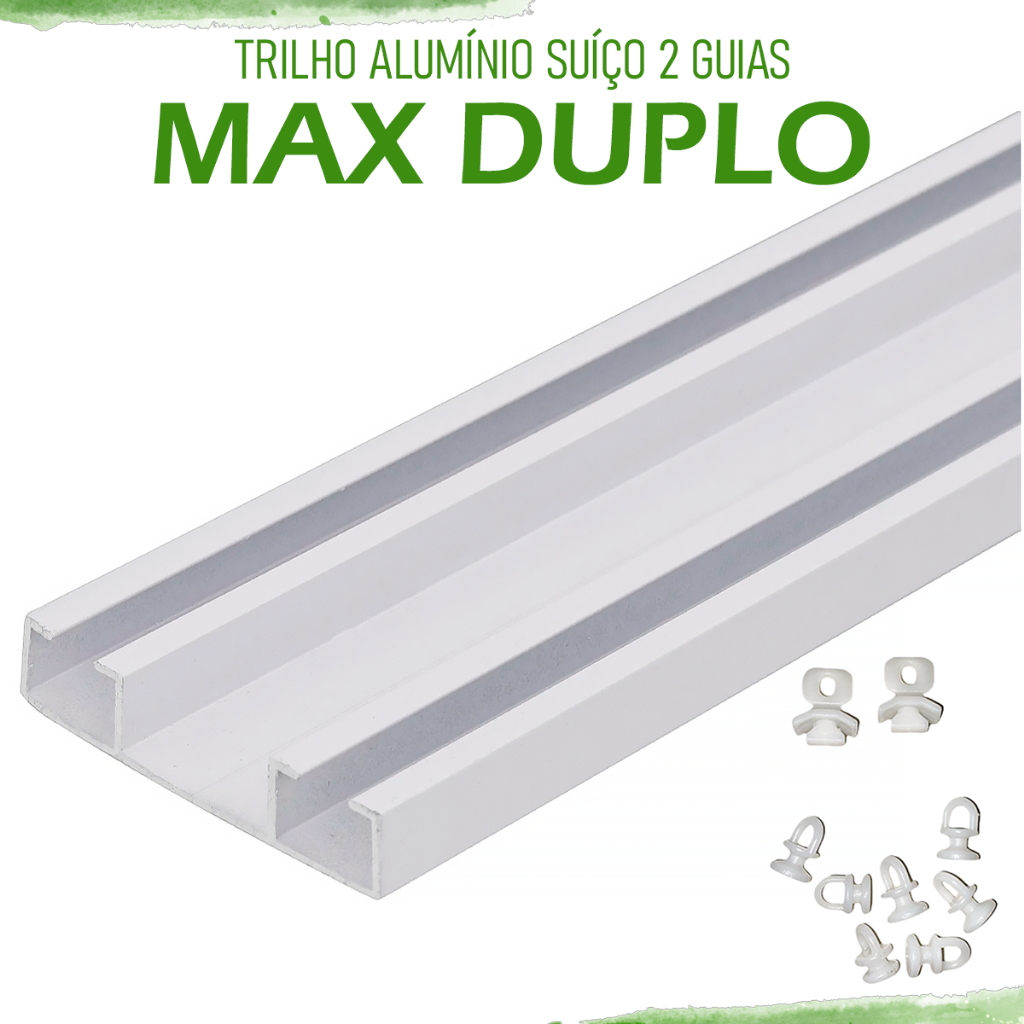 trilho suíço duplo com forro blackout