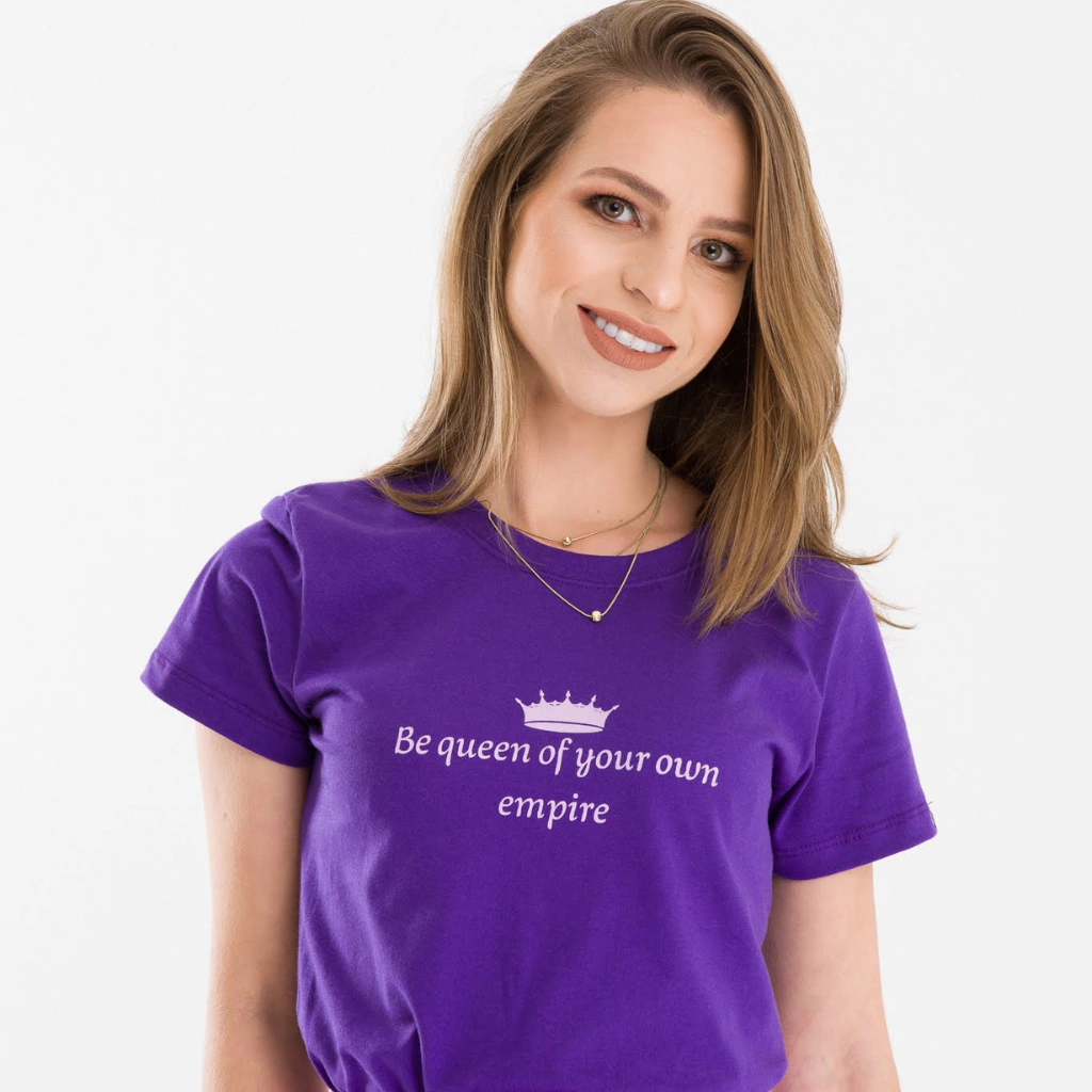 tshirt feminina manga longa