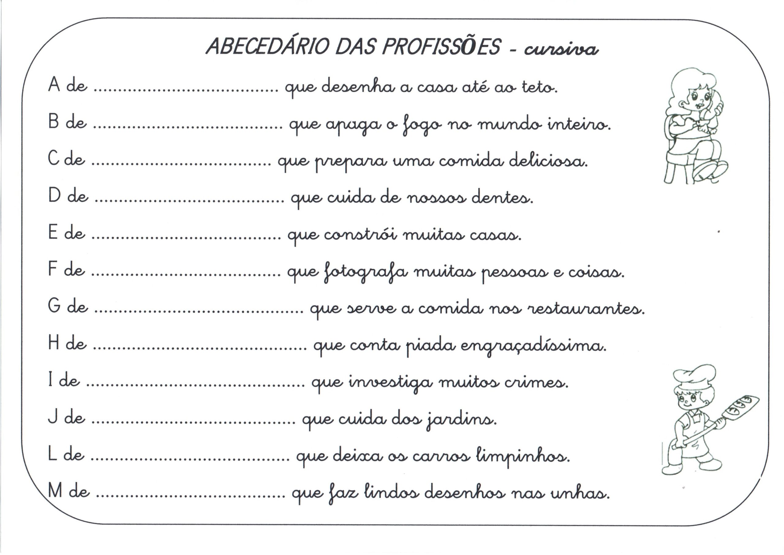 profissão que começa com a