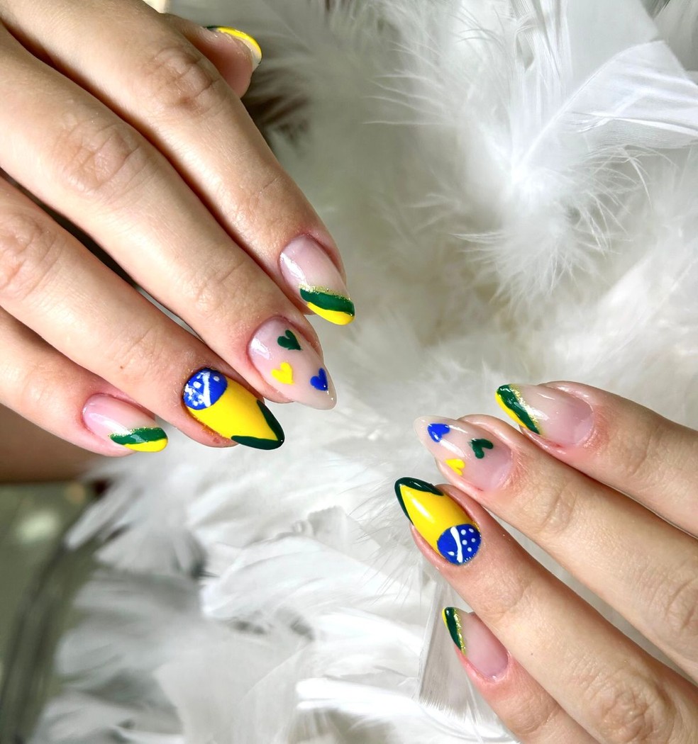 unha decorada copa do mundo brasil