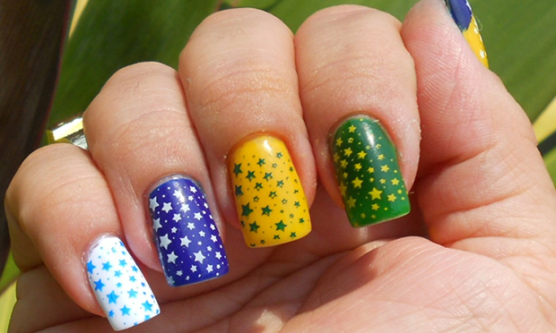 nail art brasil cores