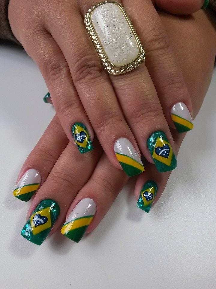 unha decorada carnaval brasil