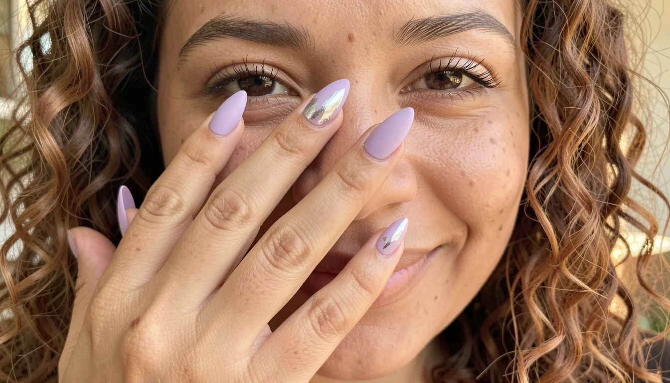 Unha decorada em gel