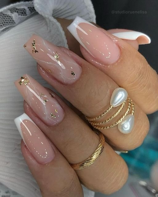 Unha decorada em gel