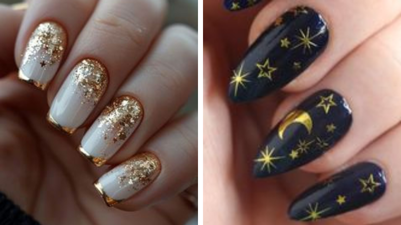 nail art réveillon