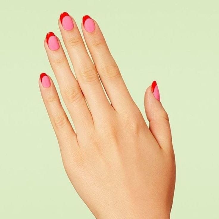 Manicure rosa