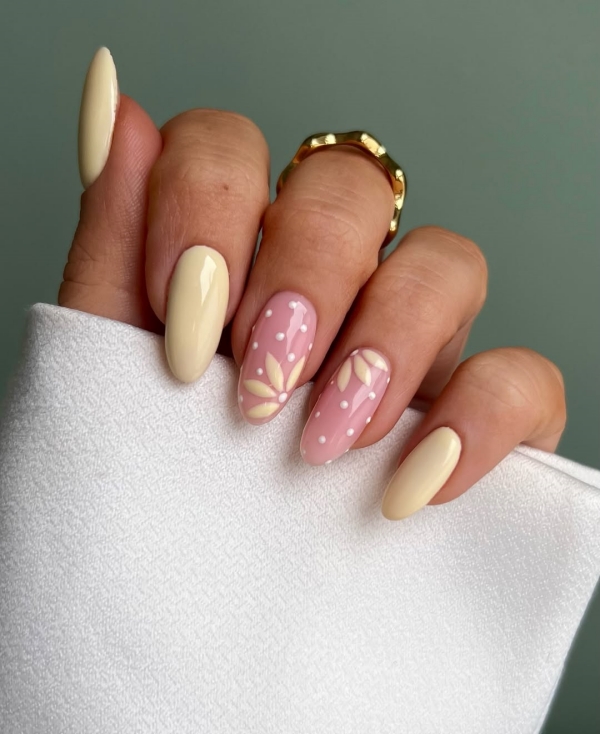 unhas amendoadas naturais