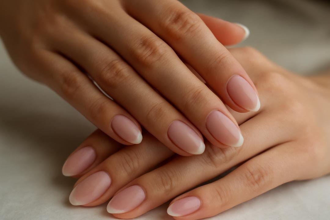 unhas amendoadas francesinha