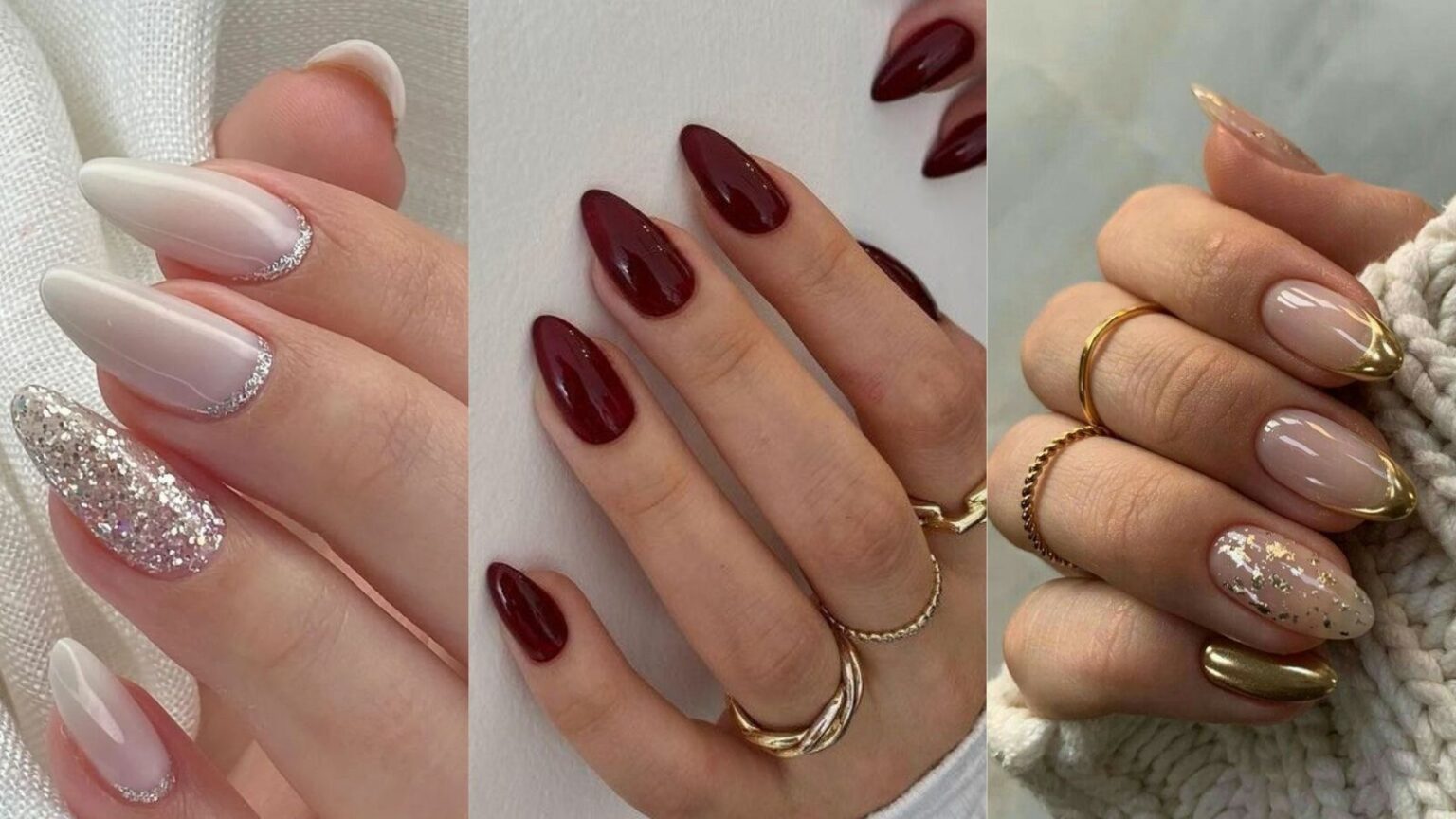 unhas de gel elegantes para o trabalho