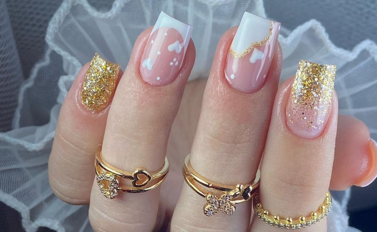 unha nude em gel