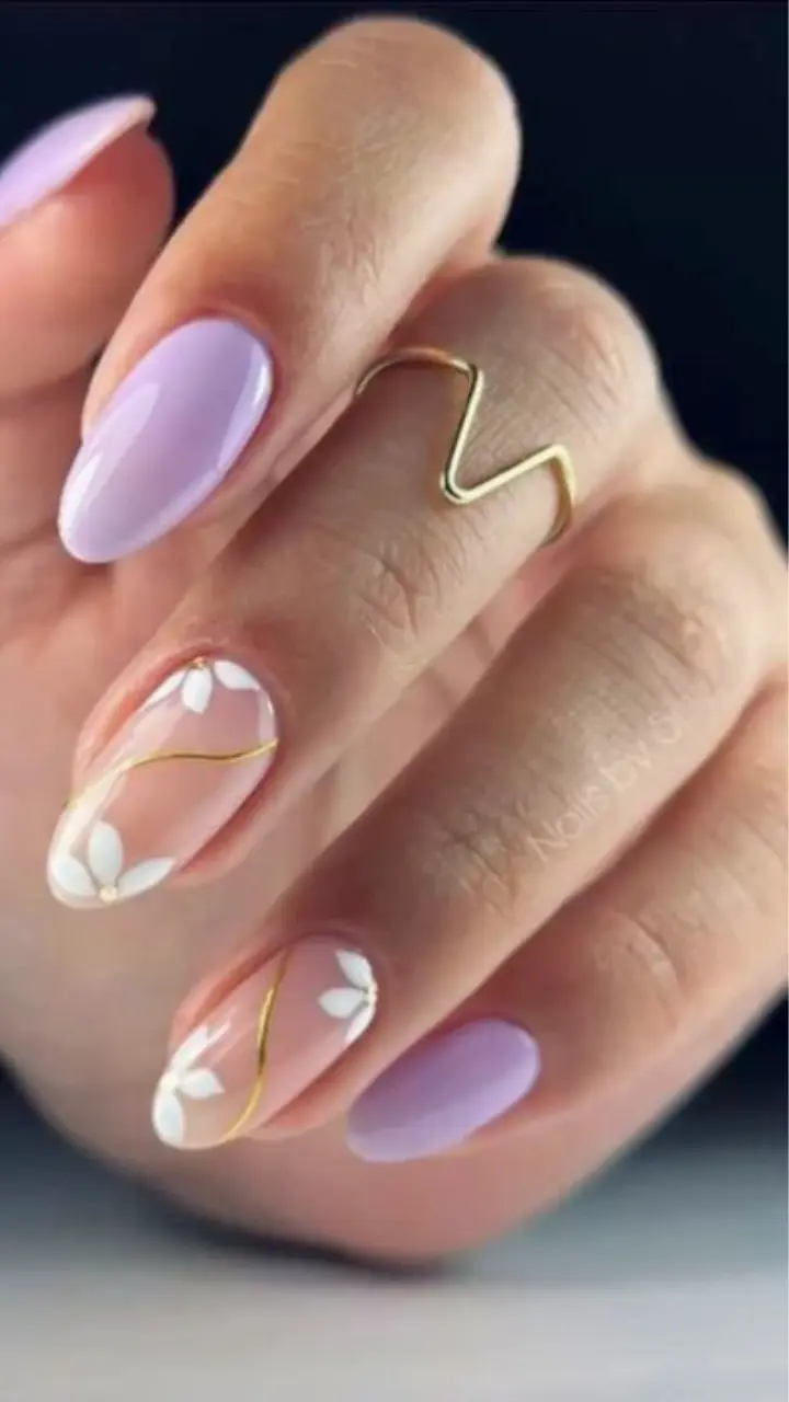 unhas de gel finas