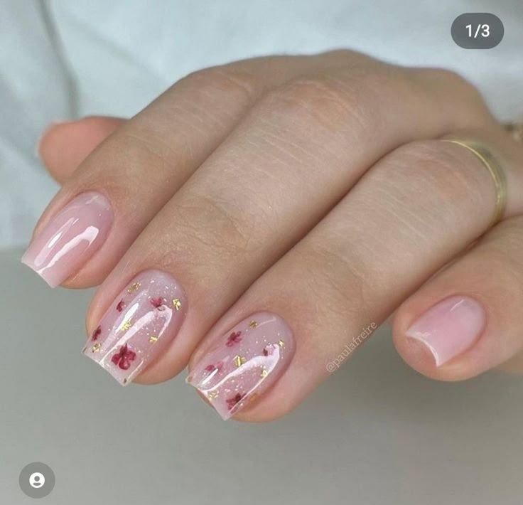 unhas em gel para unhas curtas