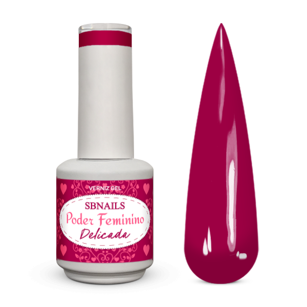 Unhas de gel delicadas