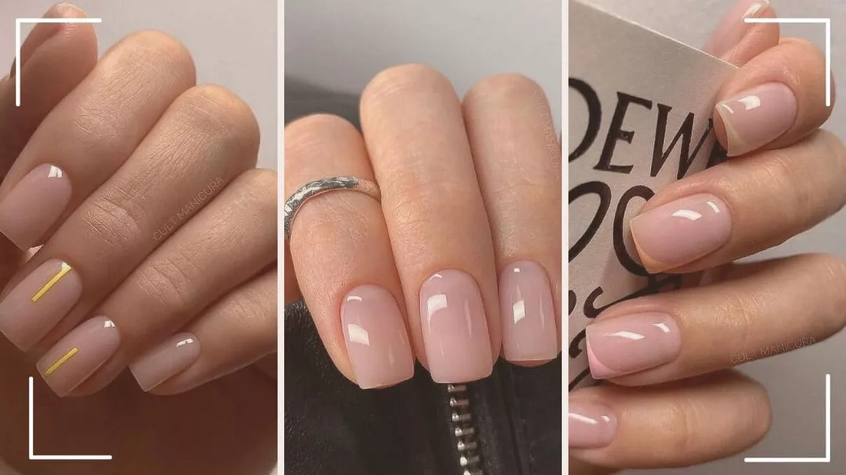 unhas quadradas curtas