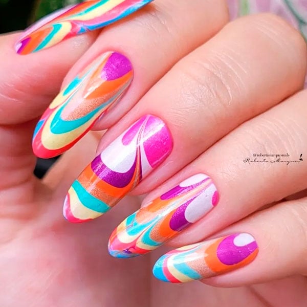 unhas de fogueira