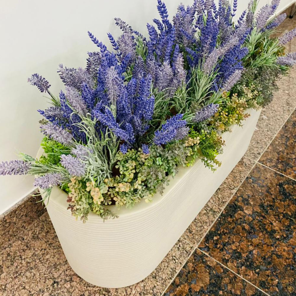 vaso retangular para plantas
