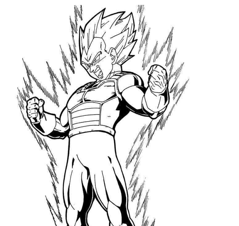 desenho do vegeta para pintar