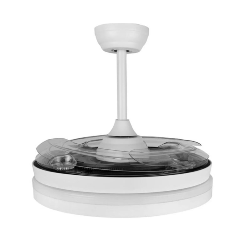 luminária com ventilador