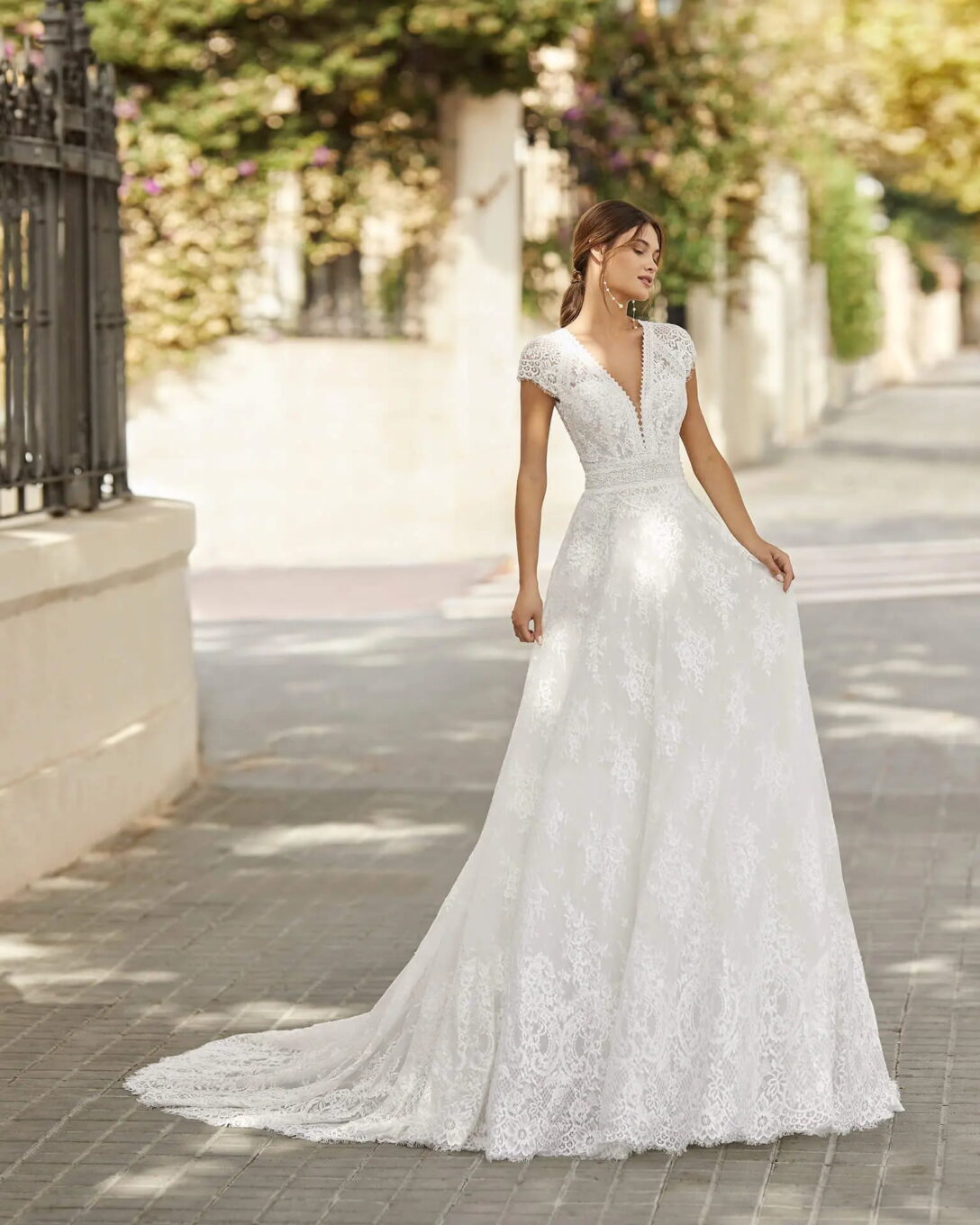 vestido de noiva manga longa boho