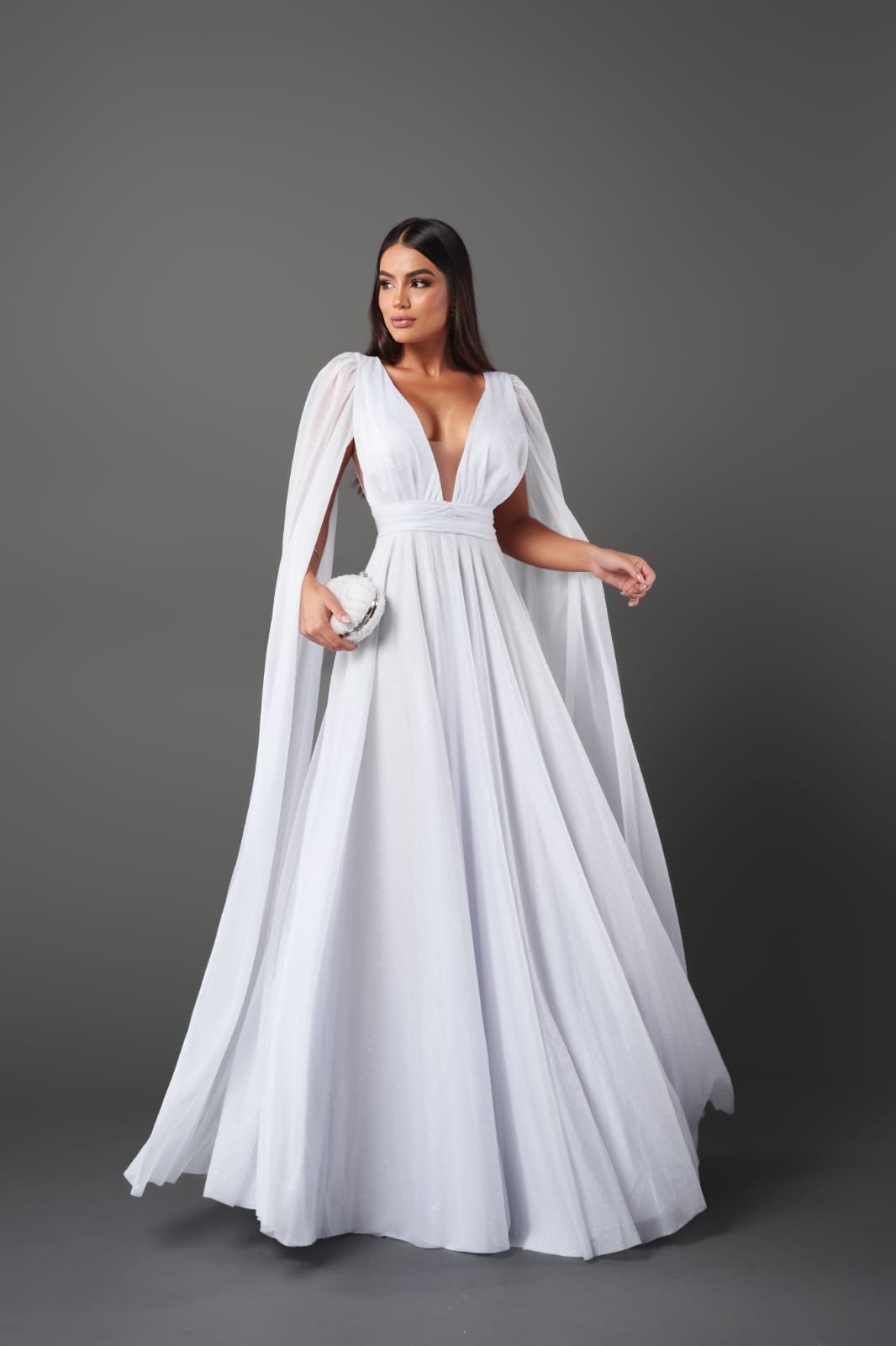vestido de noiva manga longa campo
