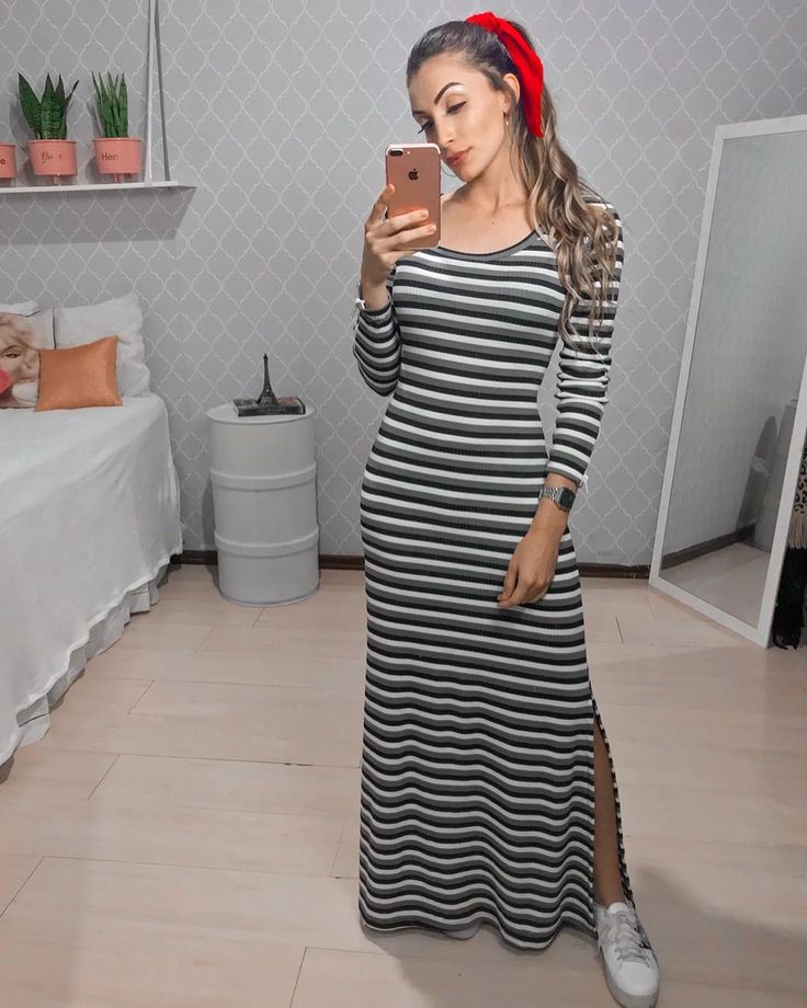 tendências vestido listrado 2026