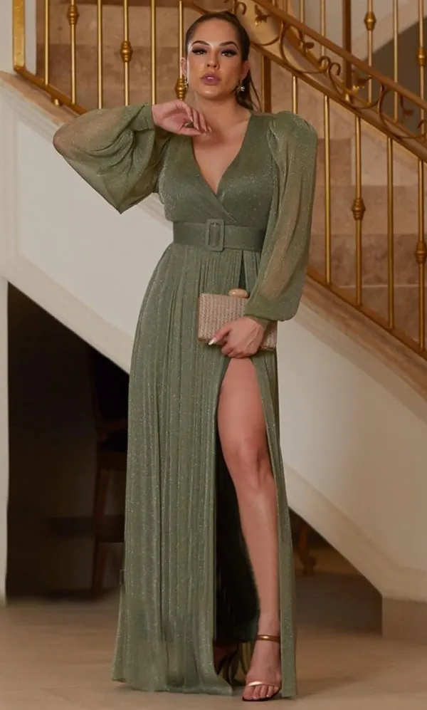 vestido verde oliva madrinha com renda