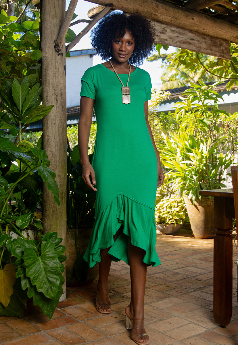 vestido midi social