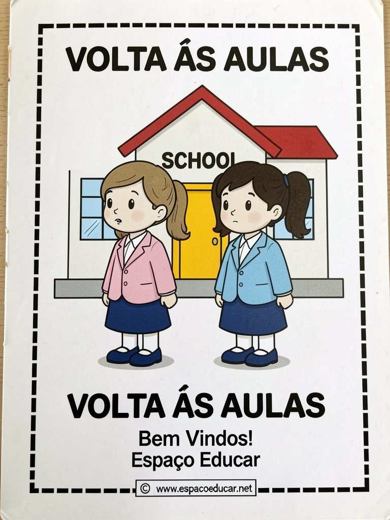 Desenho infantil de um monstrinho colorido com vários olhos e braços sendo segurado por uma criança.