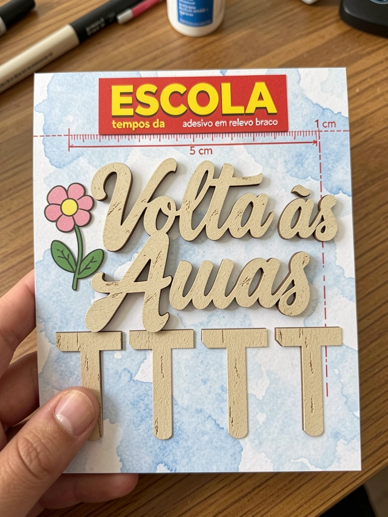 Pacote de 50 etiquetas adesivas sobre uma mesa, com o preço visível.