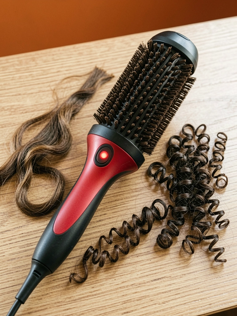 Quatro mechas de cabelo lado a lado: liso, ondulado, cacheado e crespo.