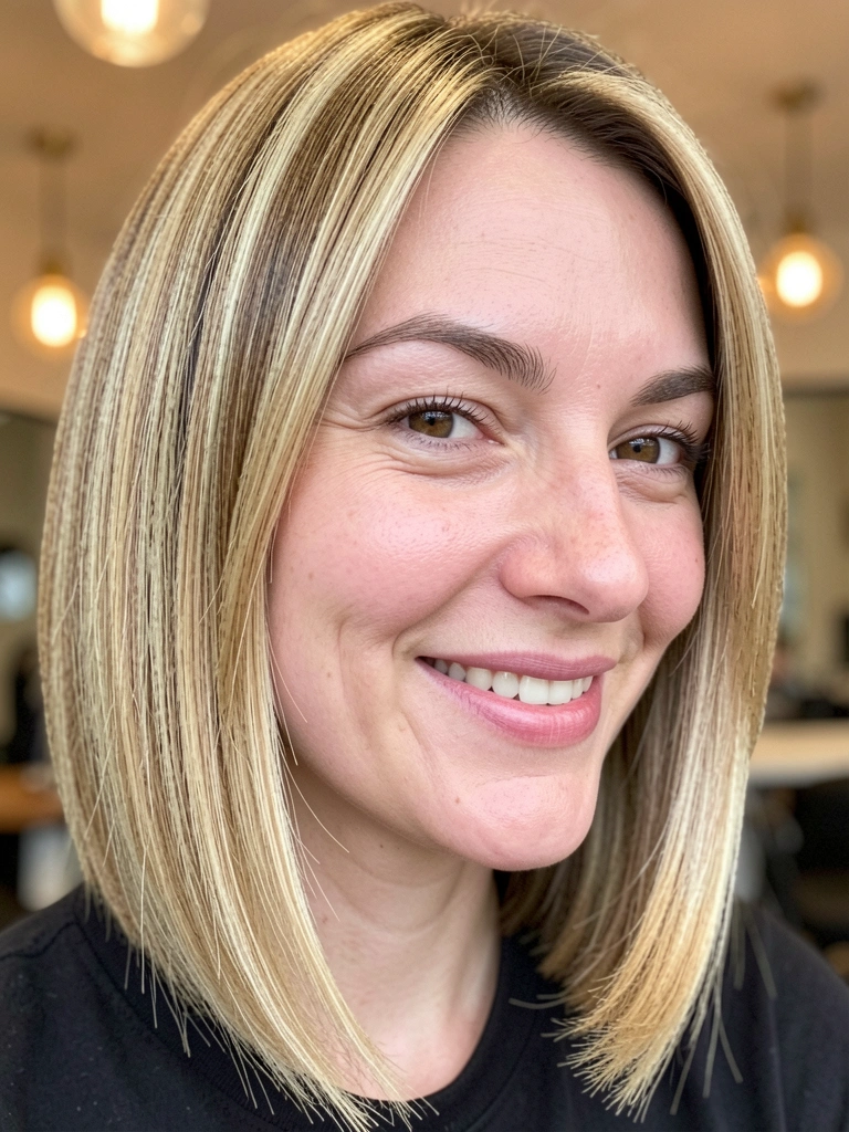 Comparação entre um pixie cut curto e um long bob, ambos em cabelos lisos e escuros.
