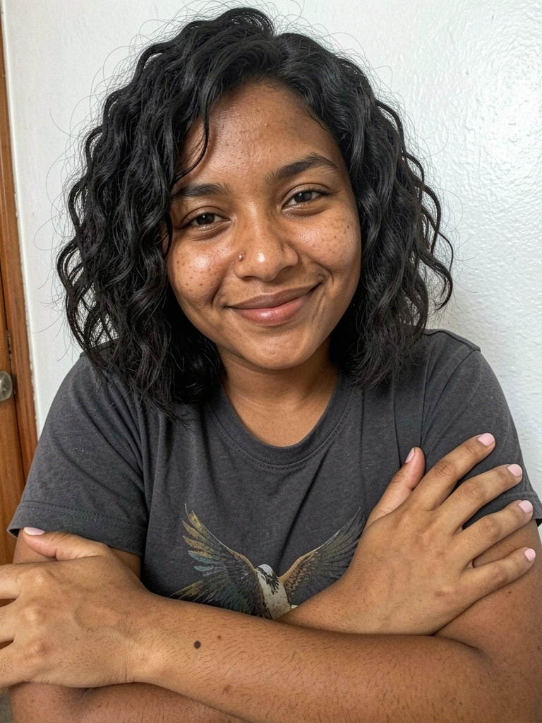 Shaggy bob com camadas suaves na altura do queixo, fios texturizados e movimento natural.