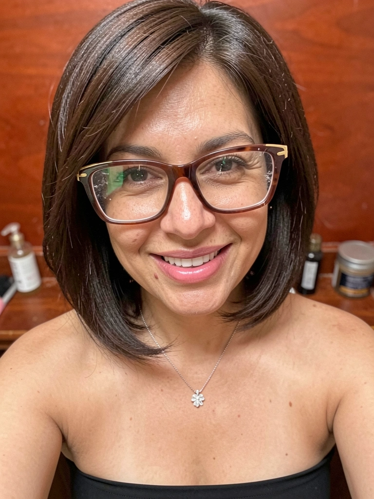 Produtos de styling para cabelo curto, como pomada e spray, sobre uma bancada de madeira.