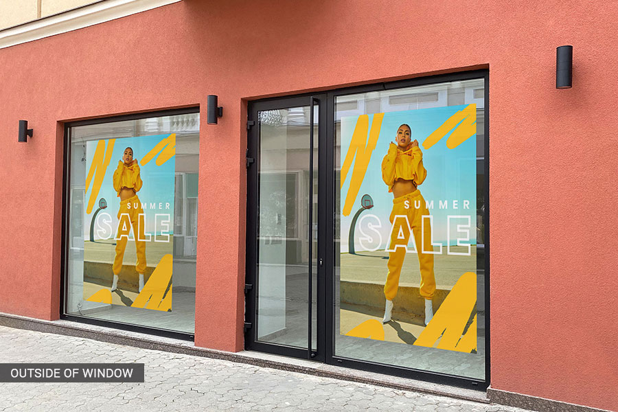 decals para janelas de loja